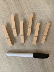 peg set up